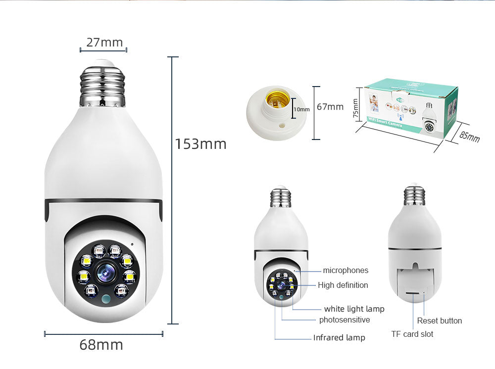 SmartView BulbCam - Wireless Smart Security Camera