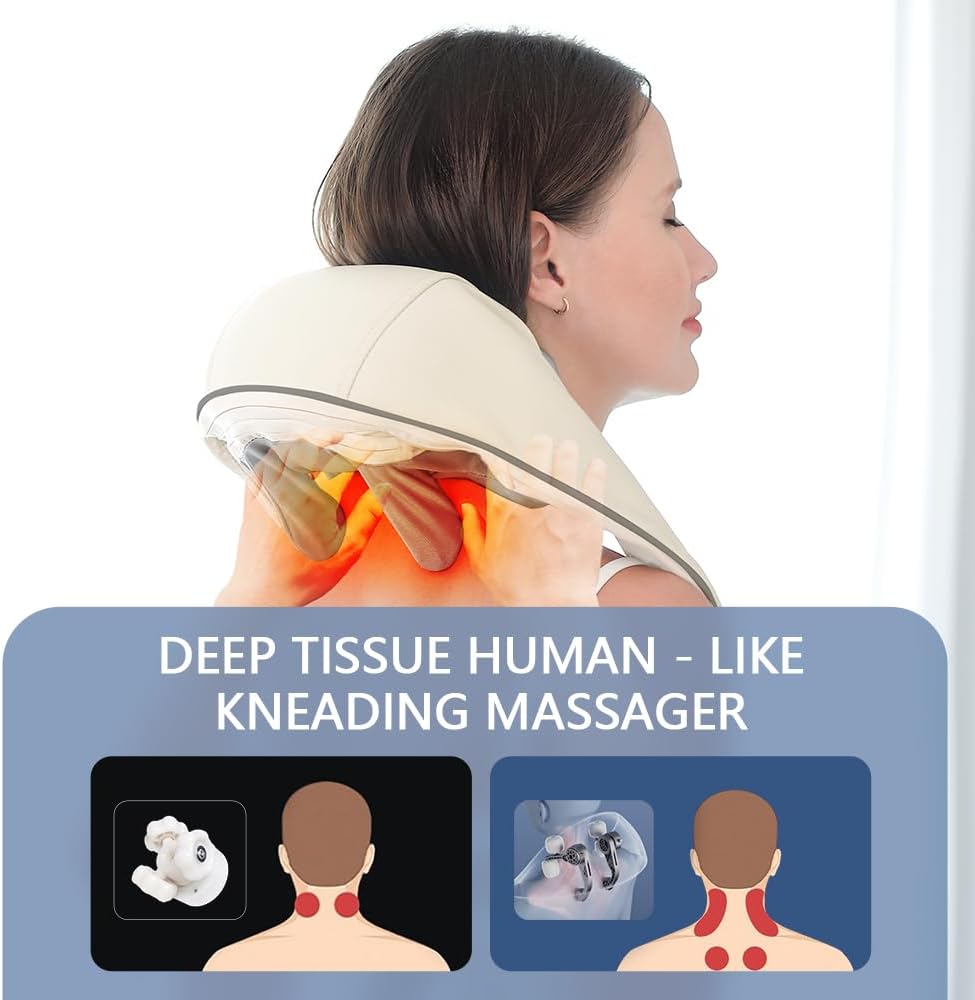 🔥 Neck & Shoulder Massager With Soothing Heat 🔥