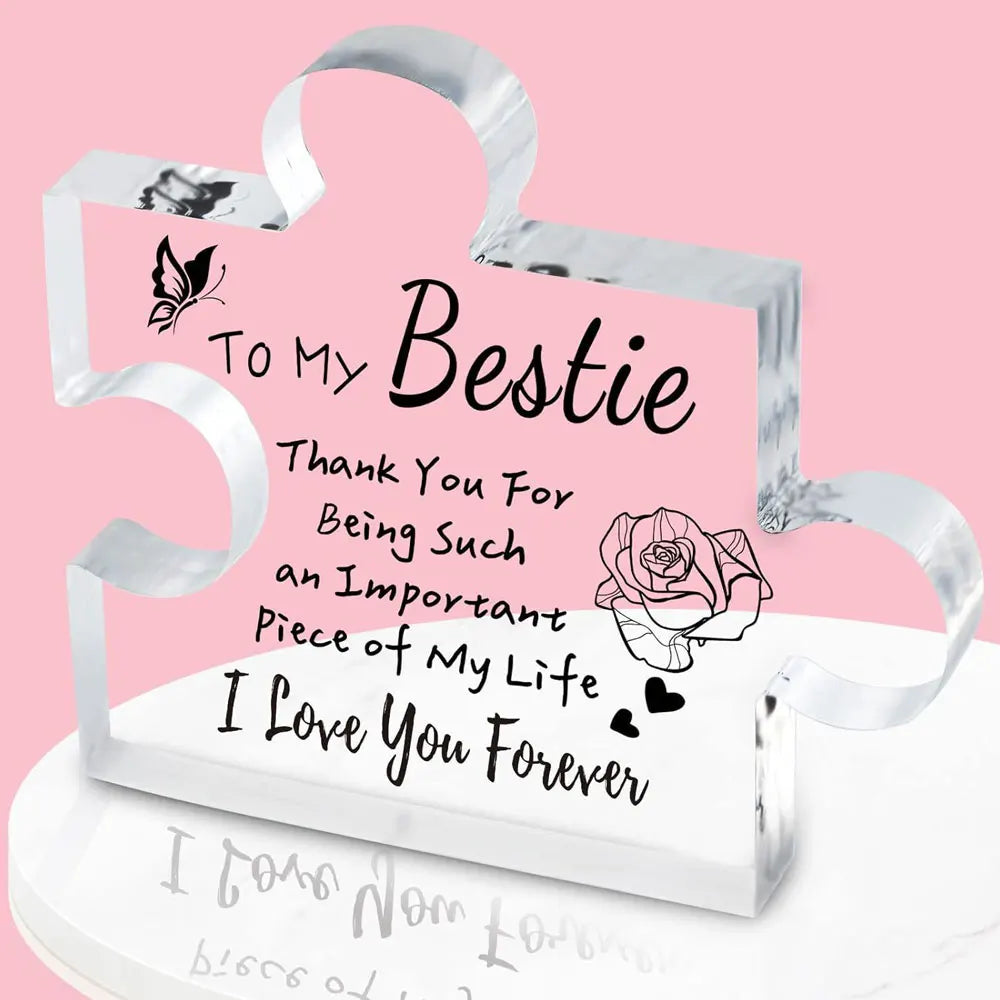 🔥 Engraved Puzzle Acrylic Plaque for Sister/Mom/Mum/Wife/Daughter/Bestie/Grandma/Dad