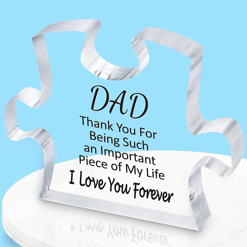 🔥 Engraved Puzzle Acrylic Plaque for Sister/Mom/Mum/Wife/Daughter/Bestie/Grandma/Dad