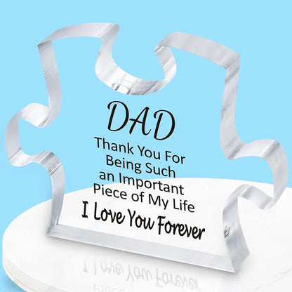 🔥 Engraved Puzzle Acrylic Plaque for Sister/Mom/Mum/Wife/Daughter/Bestie/Grandma/Dad