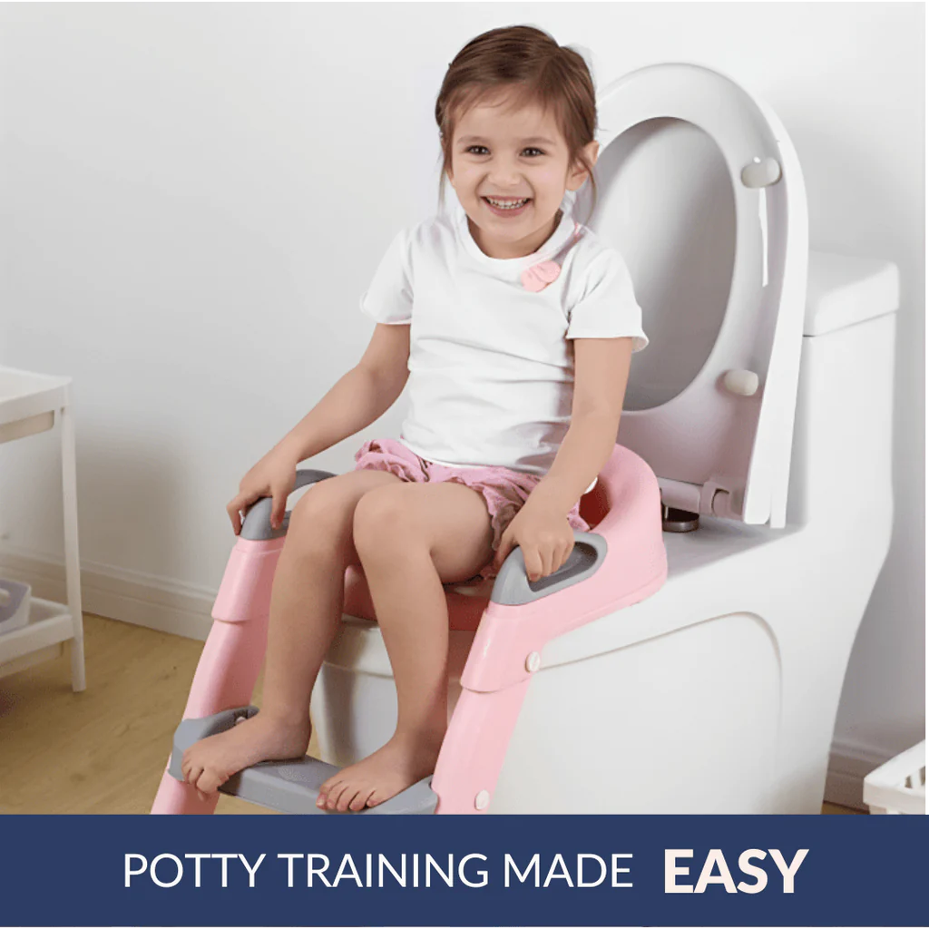 Potty Buddy - Foldable Potty Training Toilet Seat with Step Ladder