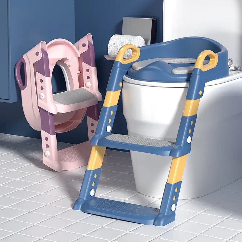 Potty Buddy - Foldable Potty Training Toilet Seat with Step Ladder