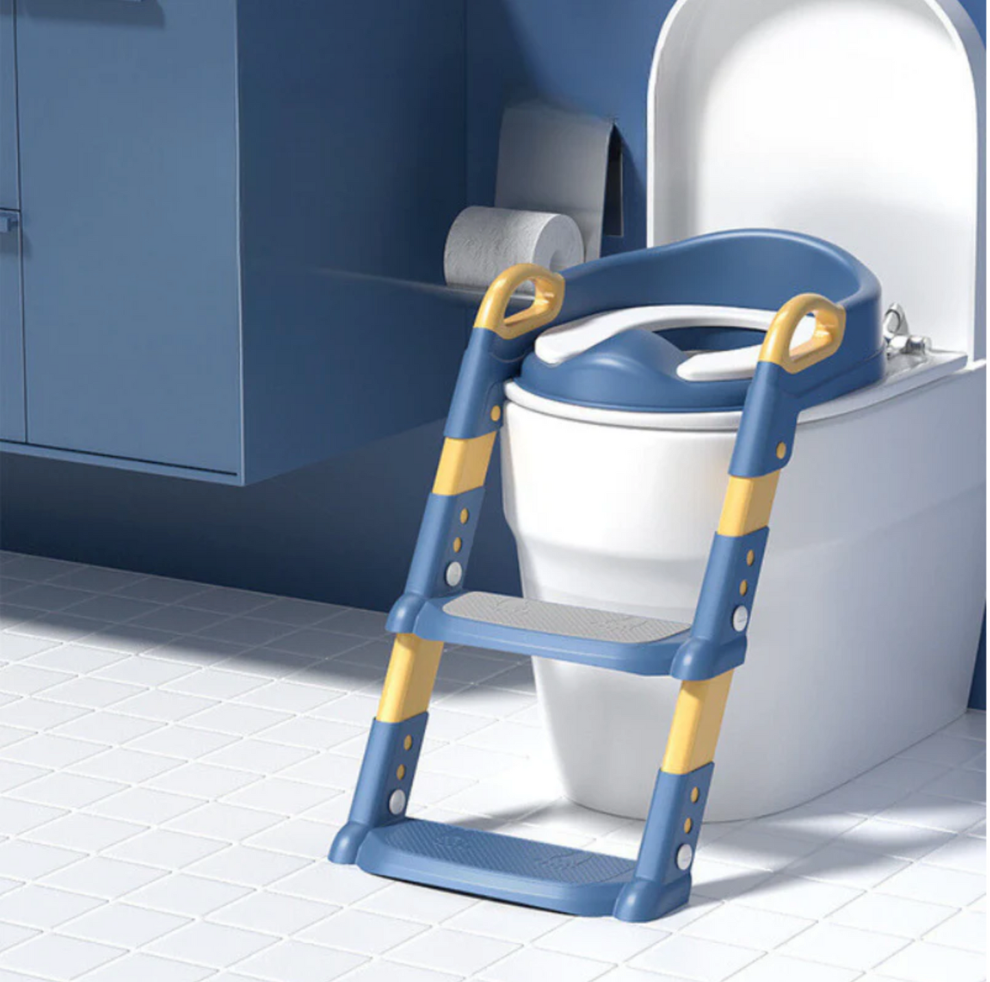 Potty Buddy - Foldable Potty Training Toilet Seat with Step Ladder