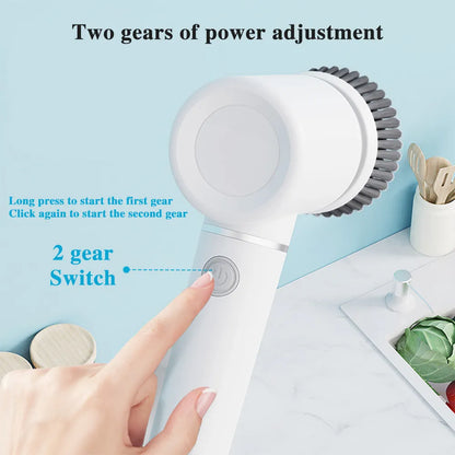 PowerClean Spin Scrubber