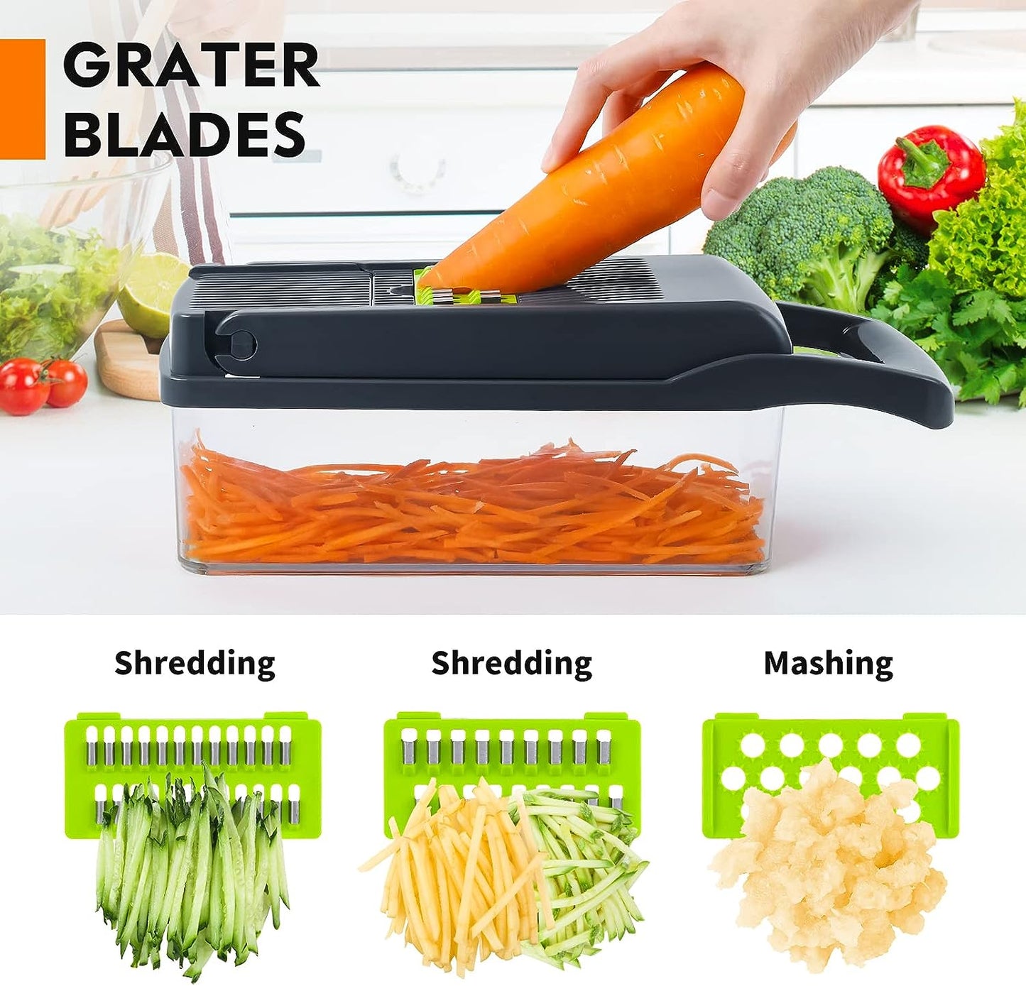 🔥 SwiftSlice: The Ultimate Multifunctional Vegetable Chopper 🔥