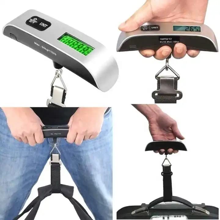 Portable Digital Luggage Weighing Scale with LCD Display